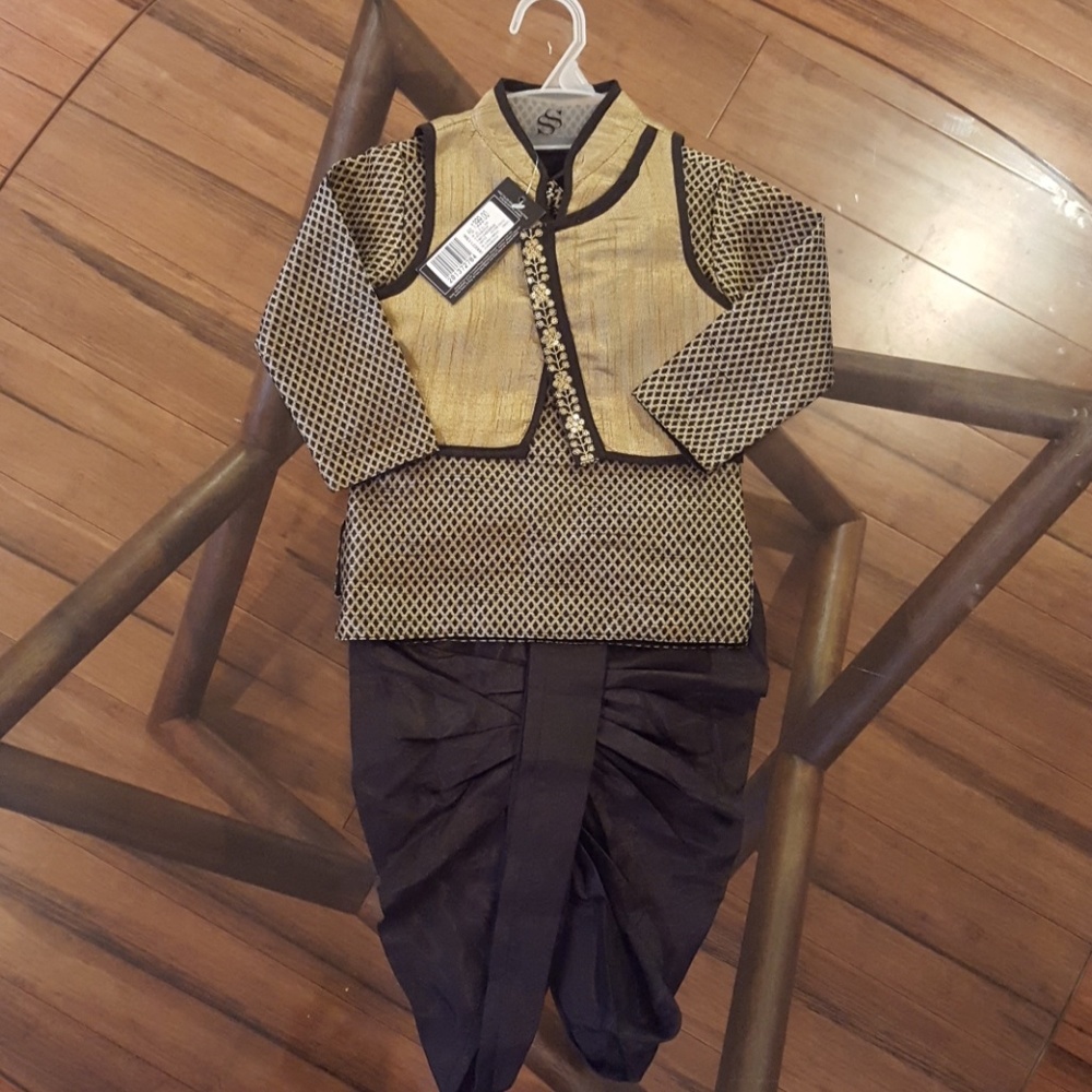 Traditional Indian boys outfit, 6 -12 month